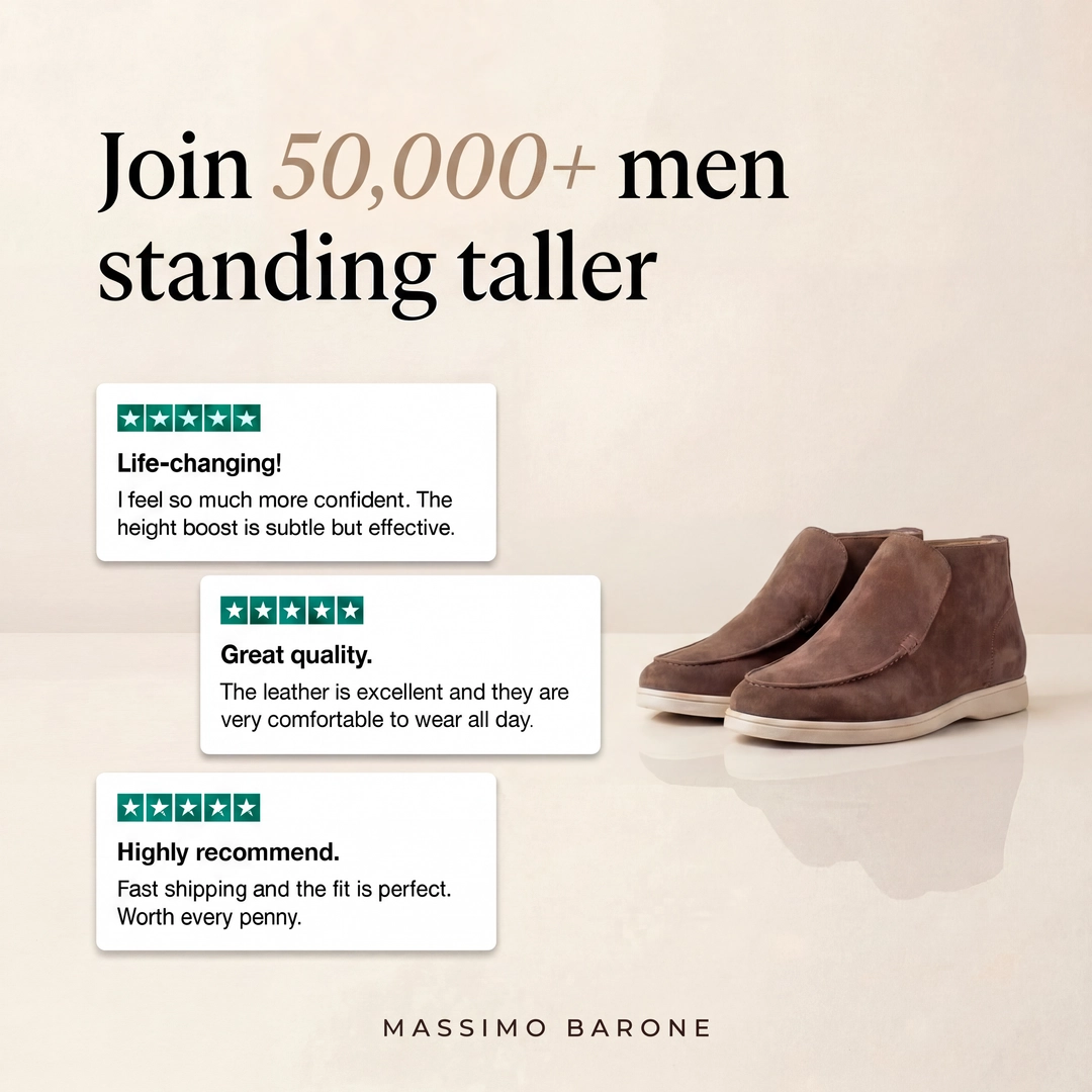 50,000+ men standing taller